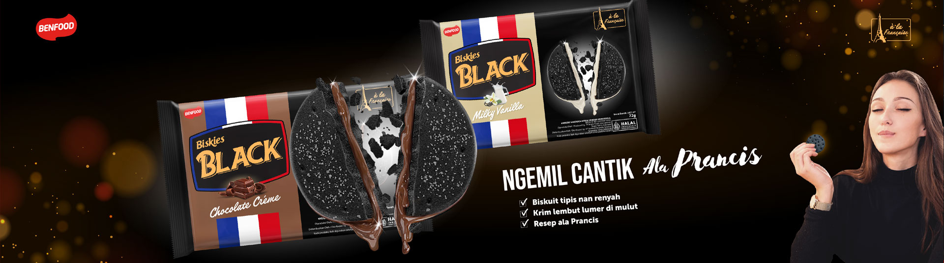 Banner biskies black