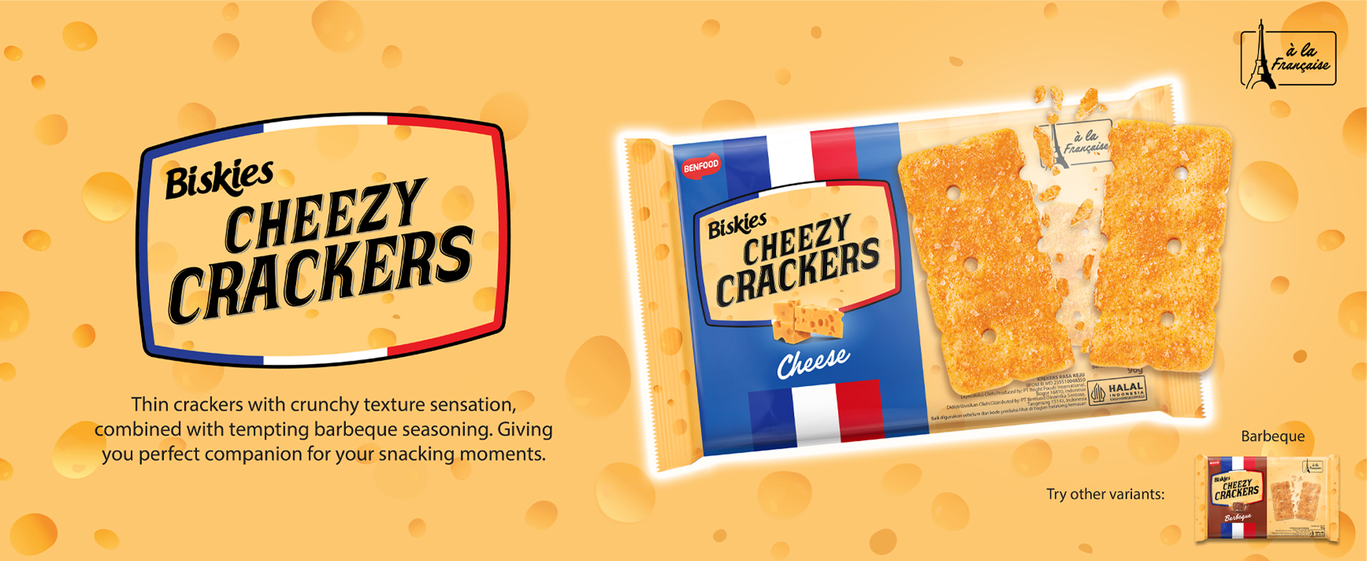 Cheezy Crackers Cheese